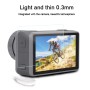 Para DJI OSMO Action 3-in-1 lente frontal y trasera LCD pantalla LCD HD Película protectora