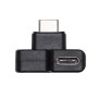 3.5mm + USB-C / TYPE-CからUSB-C / TYPE-Cマイクマウントマイク充電オーディオコネクタアダプターDJI OSMOアクション用