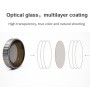 Filtro de atenuación ajustable de vidrio óptico STARTRC ND/UV/CPL establecido para acción DJI OSMO
