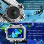 SunnyLife OA-Q9227 60m Unterwasser wasserdichtes Gehäuse-Tauchkoffer für DJI-Osmo-Aktion, mit Schnallen Basic Mount & Screw