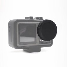 Tapa de lente de silicona dedicada para DJI Osmo Action (negro)