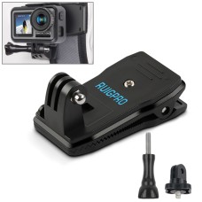ROIGPRO 360 degrés Rotation Backpack Rec-monts Clip Clamp Mount avec vis pour GoPro Hero9 Black / Hero8 Black / 7/6/5/5 Session / 4 Session / 4/3 + / 3/2/1, DJI OSMO Action, Xiaoyi et Autres caméras d'action (noir)