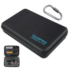 RuigPro Shockproof nepromokavá přenosná skříňka pro akci DJI Osmo, velikost: 33,5 cm x 22,7 cm x 6,3 cm (černá)