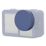 Cubierta de lente protectora de silicona para DJI Osmo Action (azul)