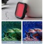 საბინაო diving ფერის ლინზების ფილტრი DJI Osmo მოქმედებისთვის (წითელი)