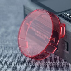 Snap-on kulatý tvar barevného objektivu filtr pro DJI Osmo Action (růžový)