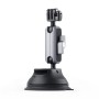 PGYTECH P-GM-132 מצלמת פעולה מצלמת יניקה מחזיק טלפון עבור DJI OSMO Action & GoPro 8/7 (כסף)