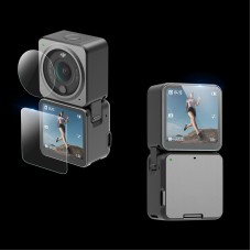 StarTrc 6 en 1 lente + pantalla LCD delantera y trasera 9H 2.5d Película de vidrio templado para DJI Action 2