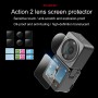 Startrc 6 in 1 lente + display LCD anteriore e posteriore 9H 2,5D Temped Glass Film per DJI Action 2