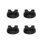 SunnyLife DC339 4 pezzi Plug anti-release silicone per DJI Action 2 (Black)
