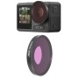 JSR Diving Color Lens Filtre pour DJI Osmo Action 3 / GoPro Hero11 Black / Hero10 Black / Hero9 Black (Purple)