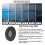 JSR 4 In 1 UV CPL ND16 ND32 DJI OSMO ACTION LENSE FILTER 3 / GOPRO HERO11 BLACK / HERO10 Black / Hero9 Black