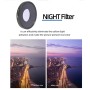 JSR 8 in 1 Streak Blue CPL ND8 ND16 ND32 ND64 Star Night Lens Filtre pour DJI Osmo Action 3 / GoPro Hero11 Black / Hero10 Black / Hero9 Black