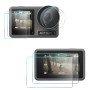 Pour DJI Osmo Action 3 2PCS Startrc 3-en-1 Lens Film en verre trempé de l'écran avant et arrière