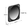 DJI -toiminnalle 2 Startrc 1110331 GND 16 Gradient Lens -suodatin (musta)