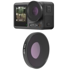 JSR LS ND8 Lens Filtre pour DJI Osmo Action 3 / GoPro Hero11 Black / Hero10 Black / Hero9 Black