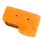 Caso protector de silicona Puluz con cubierta de lente para DJI Osmo Action (naranja)