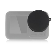 Couverture de lentilles de protection en silicone Puluz pour l'action DJI OSMO (noir)