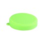 PULUZ Silicone Protective Lens Cover for DJI Osmo Action(Green)