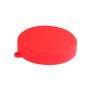 Cubierta de lente protectora de silicona Puluz para DJI Osmo Action (rojo)