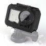 PULUZ Silicone Protective Case for DJI Osmo Action with Frame(Black)