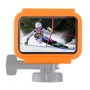 PULUZ Silicone Protective Case for DJI Osmo Action with Frame(Orange)
