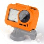 PULUZ Silicone Protective Case for DJI Osmo Action with Frame(Orange)