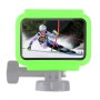 PULUZ Silicone Protective Case for DJI Osmo Action with Frame(Green)