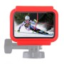 PULUZ Silicone Protective Case for DJI Osmo Action with Frame(Red)