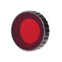 PULUZ Diving Color Lens Filter for DJI Osmo Action(Red)