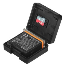 Puluz Hard Plastic Battery Storage Box für DJI Osmo Action / Osmo Action 3 / GoPro Hero11 / Hero10 / 9 Schwarz AHDBT-901 Batterie