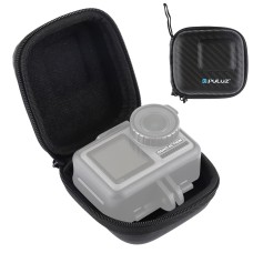 Puluz mini hordozható szénszálas tároló táska a DJI Osmo Action, GoPro, Mijia, Xiaoyi és más hasonló méretű kamerákhoz