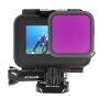 PULUZ Housing Diving Color Lens Filter for DJI Osmo Action(Purple)