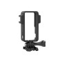 PULUZ ABS Protective Frame Cage with Dual Cold Shoes for DJI Action 2 (Black)