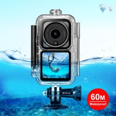PULUZ 60m Waterproof Housing Diving Case for DJI Action 2 Camera Unit / Action 2 Power Combo / Action 2 Dual-Screen Combo(Transparent)