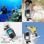 PULUZ 60m Waterproof Housing Diving Case for DJI Action 2 Camera Unit / Action 2 Power Combo / Action 2 Dual-Screen Combo(Transparent)