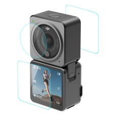 A DJI Action 2 ENKAY 0,2 mm-es 9H edzett üvegképernyő-filmhez, verzió: kettős képernyős kombó