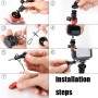RCSTQ Car External Suction Cup Mount Adjusting Arm Angle Bracket for DJI OSMO Action, GoPro HERO8 /7 /6 /5