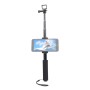 Startrc multifunktsionaalne kokkupandav alumiiniumsulami statiivihoidja + selfie-pulga monopod telefoniklambriga DJI Osmo tasku jaoks, pikkus: 30-94cm (must)