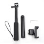 STARTRC Multifunktional faltbarer Aluminium-Legierungstativhalter + Selfie-Stick-Monopod mit Telefonklemme für DJI-Osmo-Tasche, Länge: 30-94 cm (schwarz)