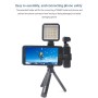 STARTRC Foldable Metal Tripod Holder + Phone Clamp Mount Fixed Stand Bracket with LED Light  for DJI OSMO Pocket(Black)