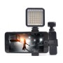 STARTRC Phone Clamp Mount Fixed Stand Bracket with LED Light  for DJI OSMO Pocket (Black)