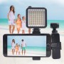 STARTRC Phone Clamp Mount Fixed Stand Bracket with LED Light  for DJI OSMO Pocket (Black)