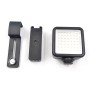Startc telefonní svorka s pevným držákem stánku s LED světlem pro DJI Osmo Pocket (černá)