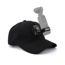 J-HookバックルマウントとDJI OSMOポケット2のネジ付きStartrc野球帽（黒）