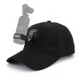 Cappello da baseball Startrc con monte fibbia J-hook e vite per Dji Osmo Pocket 2 (nero)