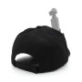 Chapeau de baseball Startrc avec monture et vis à boucle J-Hook pour DJI Osmo Pocket 2 (noir)