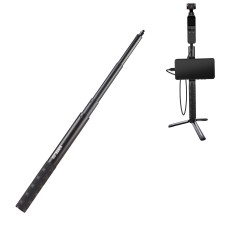 Startrc 1108528 1.1m dedikerad aluminiumlegering trådkontroll utfällbar selfie stickförlängning pole för dji osmo ficka 2