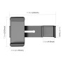 PULUZ Smartphone Fixing Clamp 1/4 inch Holder Mount Bracket for DJI OSMO Pocket / Pocket 2