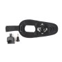 Elastischer verstellbarer Armbandgurt mit Adapter für DJI Osmo Pocke (schwarz)